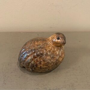 VTG Ceramic Quail Grouse Figurine